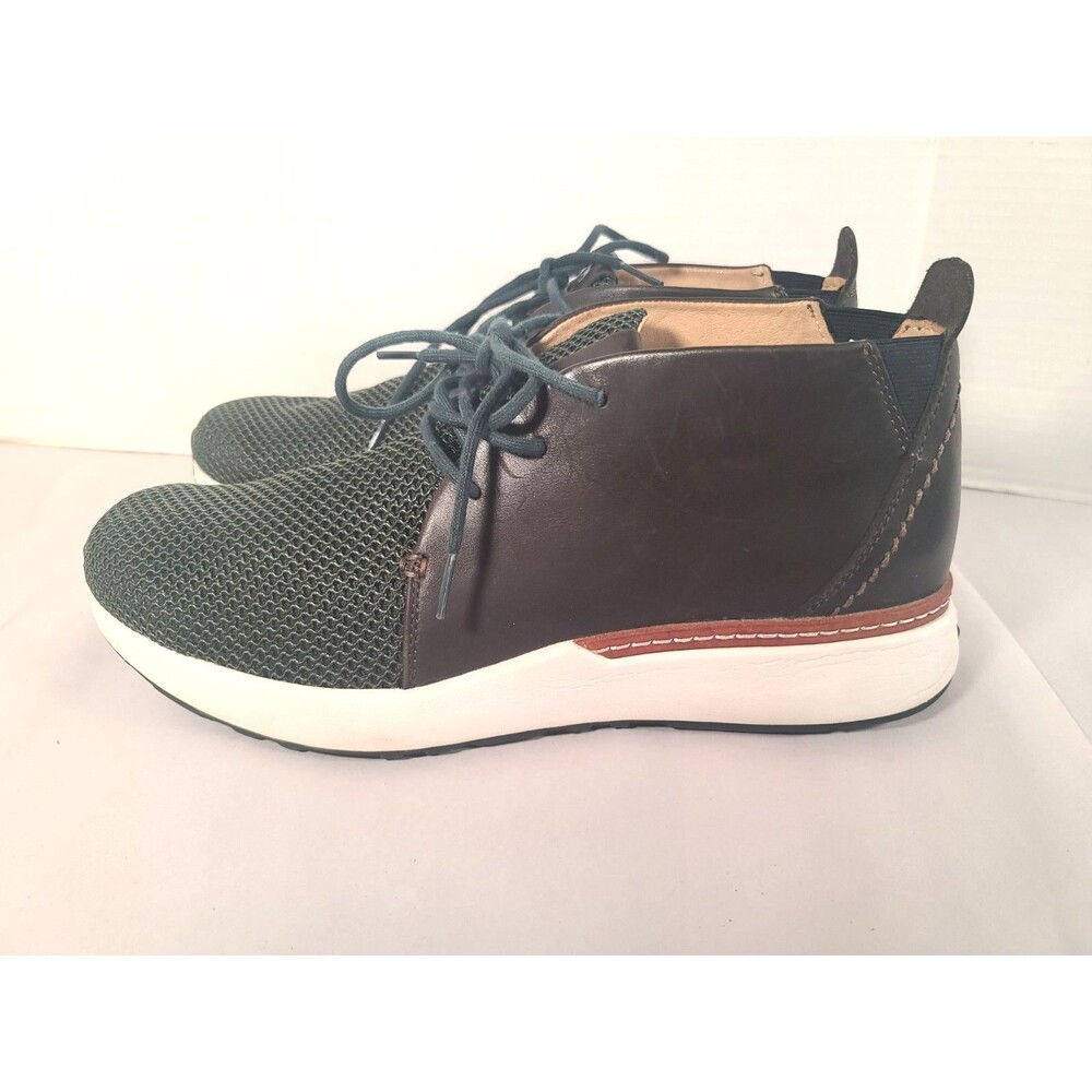 Tsubo YOBO Chukka Casual Ankle Boots Green/Brown, Leather, Men's Size 11.5